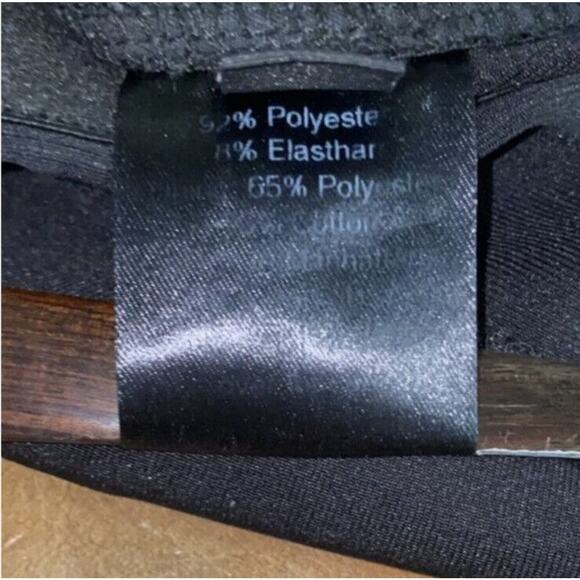 Rachel Comey Pants Straight Leg Knit Black Size 4 High Waist Pockets Classic - Picture 4 of 7